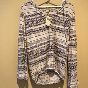 Lucky Brand Bell Sleeve Blouse